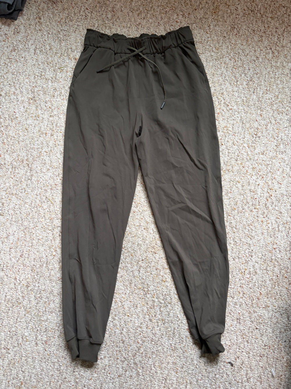 lululemon athletica Olive Green Track Joggers
